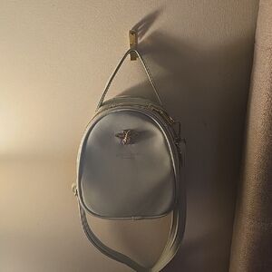 Aria Light Mint Green Backpack with Gold Accent